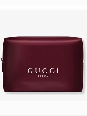 Gucci Beauty Wine Red Cosmetic Pouch